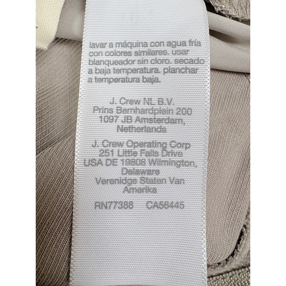 Madewell Wide Leg Pleated Trouser Pants 10 Khaki TENCEL Capsule Minimalist Luxe - Picture 13 of 15